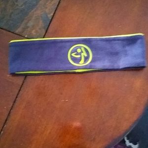 zumba head band and bracelet